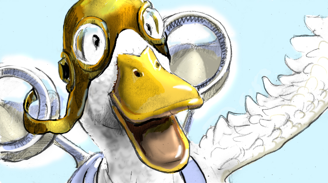 aflac duck storyboard